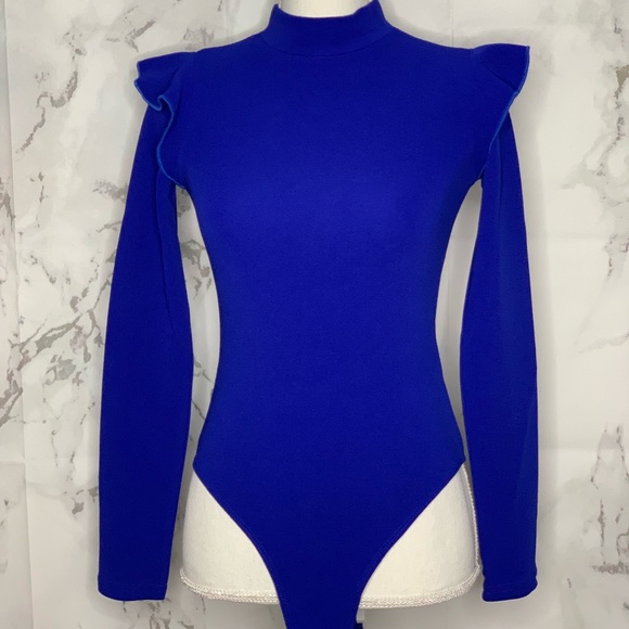 Tops Royal Blue Bodysuit Poshmark